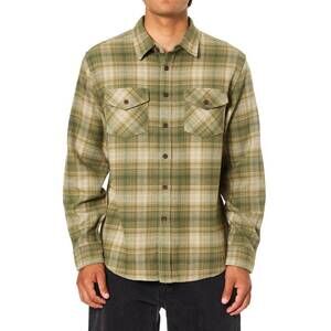 NEW KATIN sierra flannel shirt in moss green